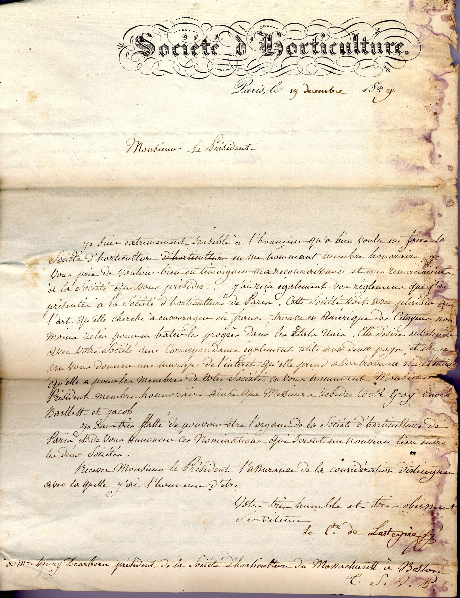 Early Correspondence