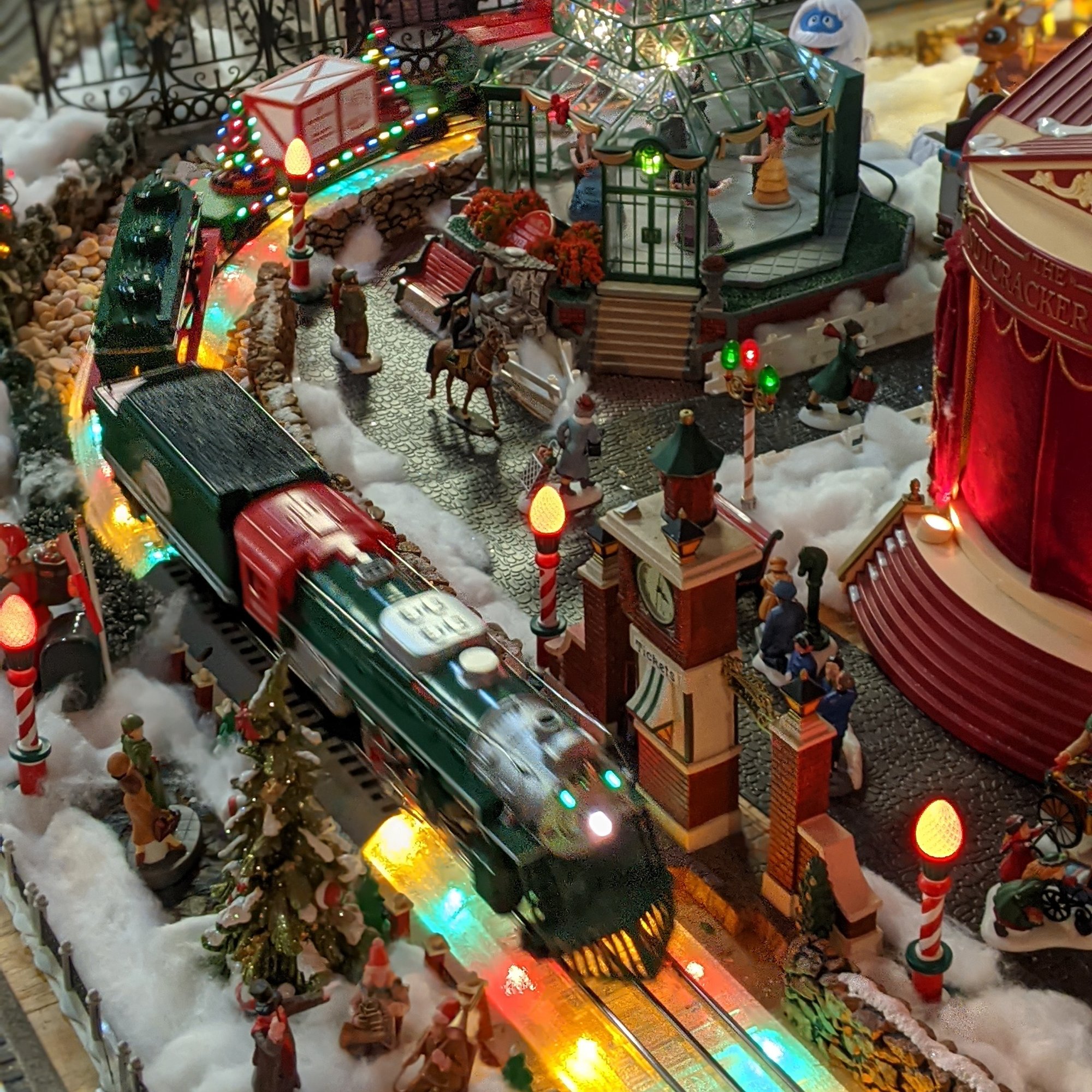 Snow Village - Train - Christmas in July