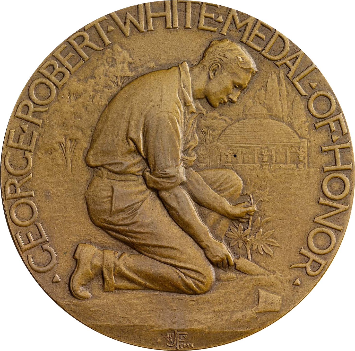 white-medal-inverse